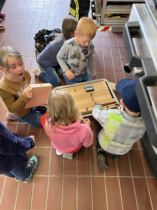 Aktionstag der Vorschulkinder bei der freiwilligen Feuerwehr in Naumburg 